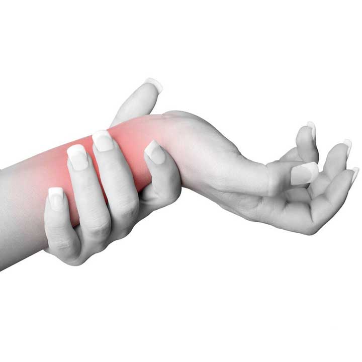 Wrist Pain on Female Arm