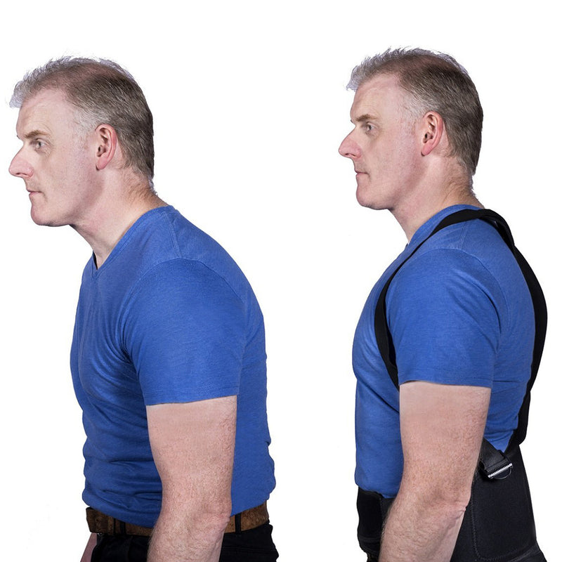 Bioposture Biofeedbac back corrector posture alignment before and after