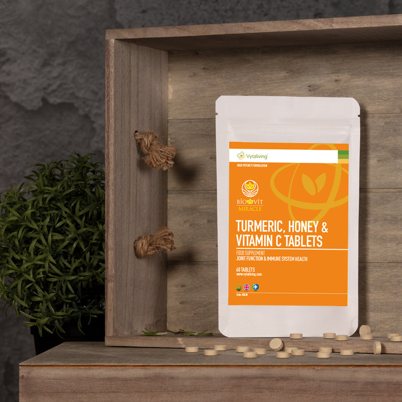 Biovit Turmeric 2500mg, Honey and Vitamin C Tablets