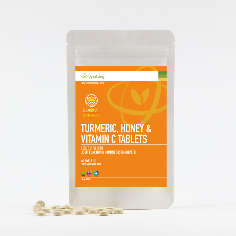 Biovit Turmeric 2500mg, Honey and Vitamin C Tablets