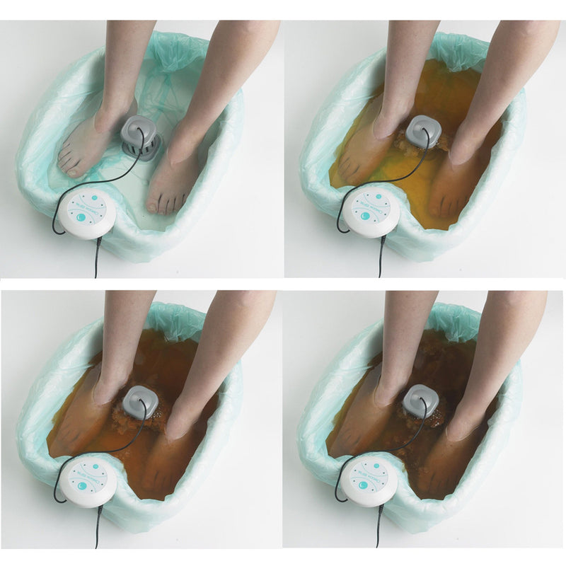 Vytaliving Bioenergiser Foot D-tox Spa, Detoxing Foot Spa Before and After