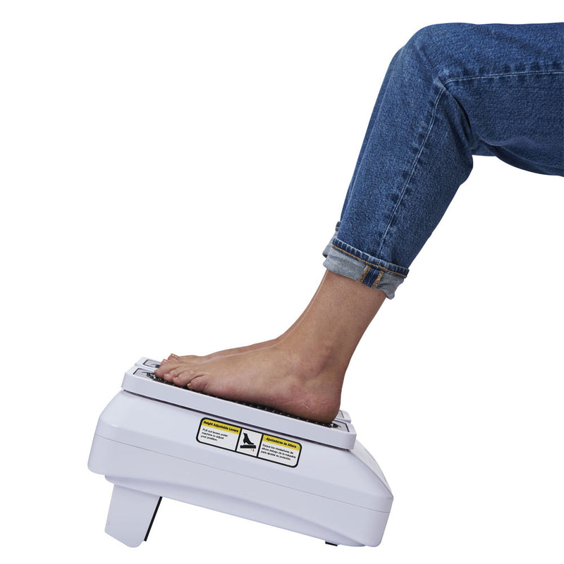 Circulation leg exerciser SideView with legs
