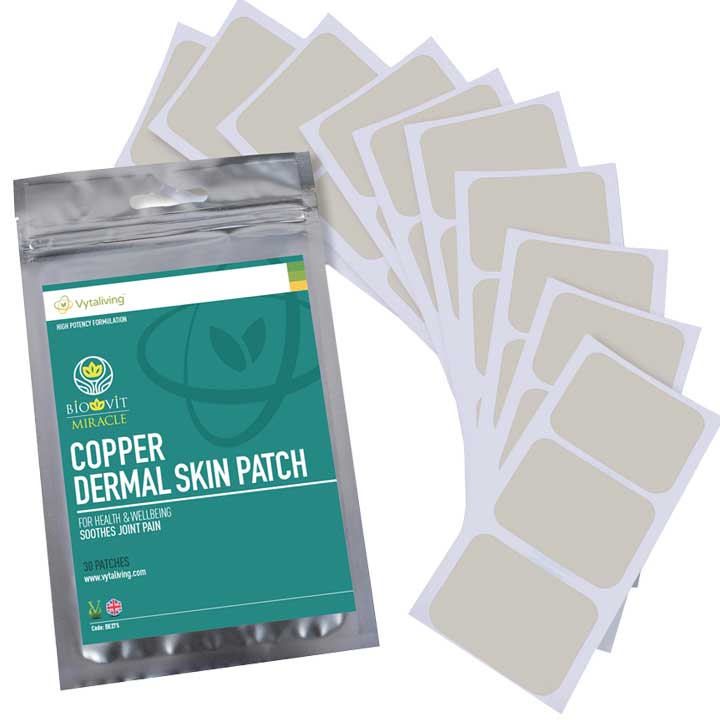 Copper Dermal Skin Patch with Dermal Patches