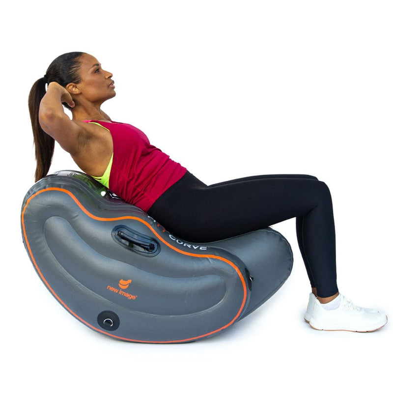 FITT Curve Inflatable Exerciser with Resistance Bands