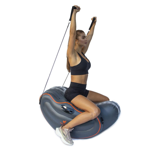 FITT Curve Inflatable Exerciser with Resistance Bands