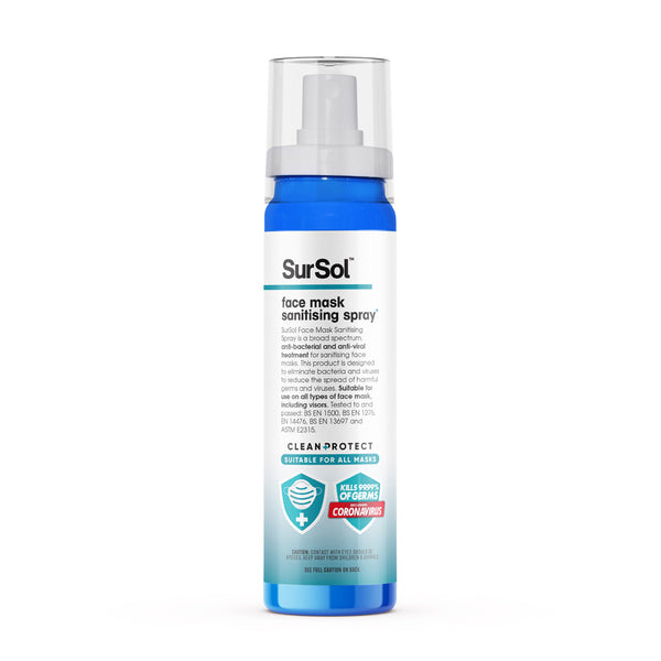 Face Mask Sanitizing sanitising Spray. Anti-viral and Anti-bacterial