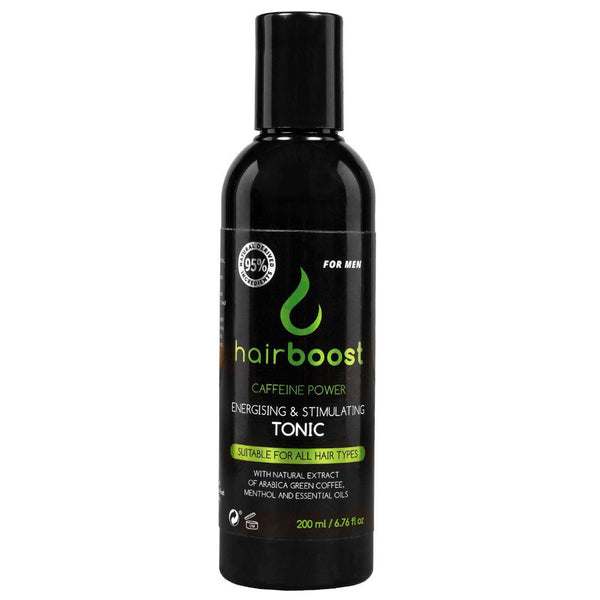 Hairboost tonic for Males. Follicle Stimulating TOnic with essential oils