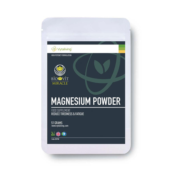 Magnesium Powder reduce tiredness and fatigue  