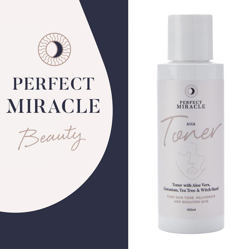Perfect Miracle AHA Toner with Witch Hazel. From perfect Miracle Beauty