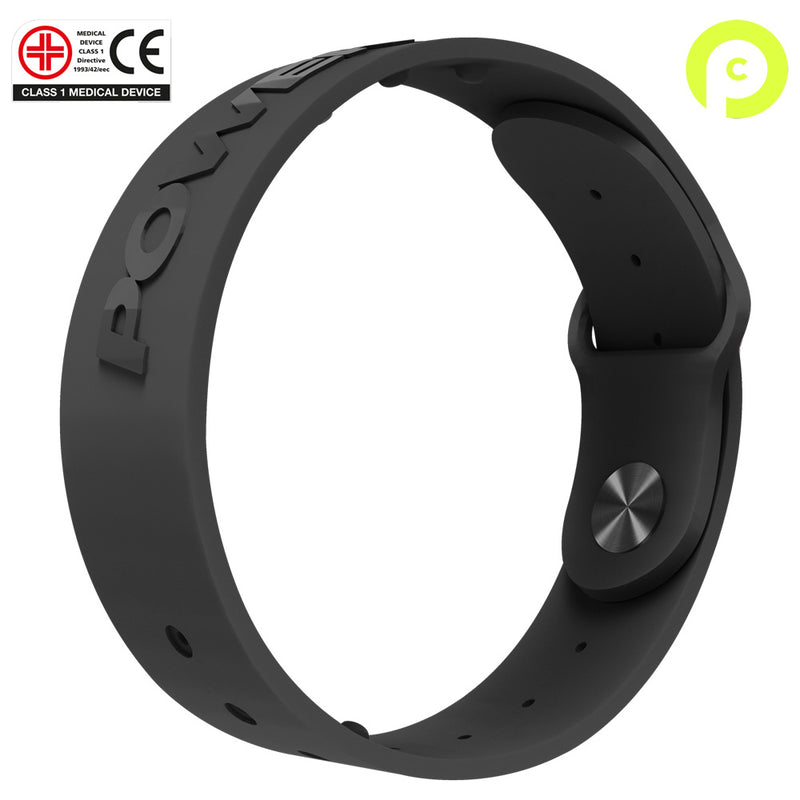 POWERCORE Sports Performance Wrist Band - Black | Vytaliving