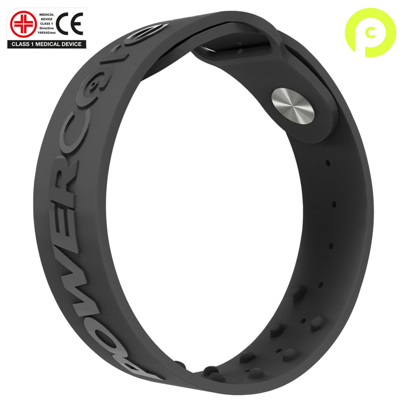 POWERCORE Sports Performance Wrist Band - Black | Vytaliving