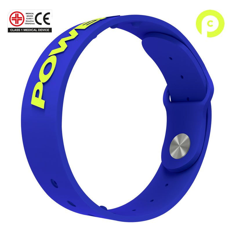 POWERCORE Sports Performance Wrist Band - Neon Blue