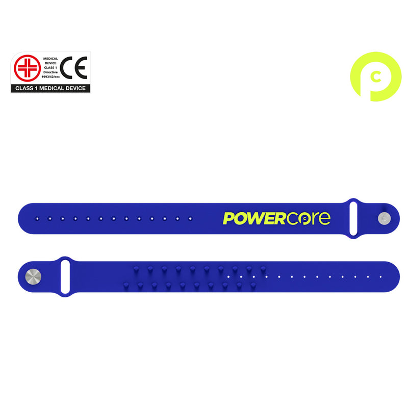 POWERCORE Sports Performance Wrist Band - Neon Blue