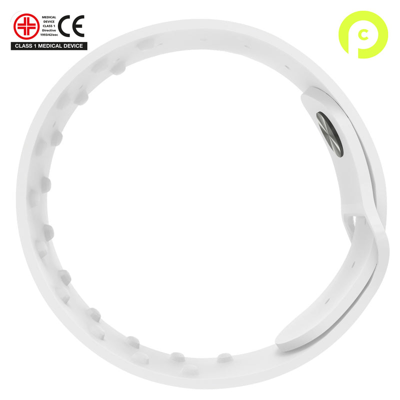 POWERCORE Sports Performance Wrist Band - White Neon