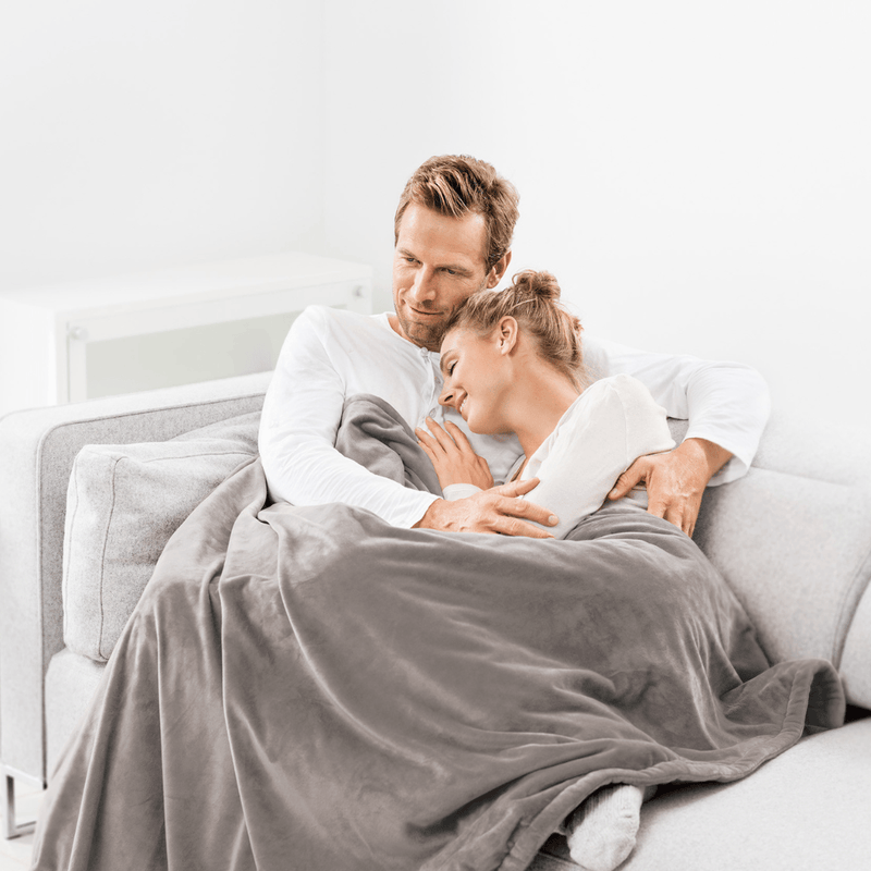 Heated cuddle blanket deals