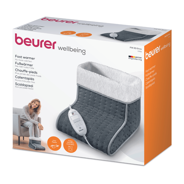 Beurer FW 20 Cosy Heated Foot Warmer - Taupe