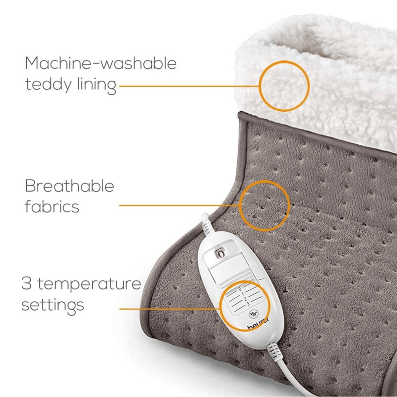 Beurer FW 20 Cosy heated foot Warmer - Taupe