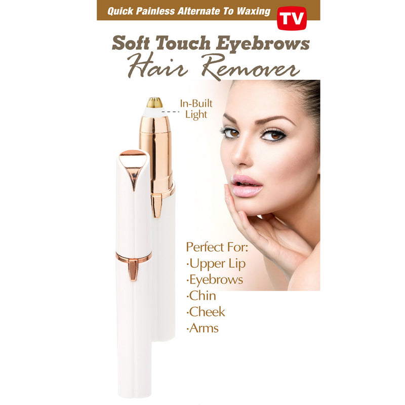 Soft Touch Eyebrow Trimmer for painless hair removal