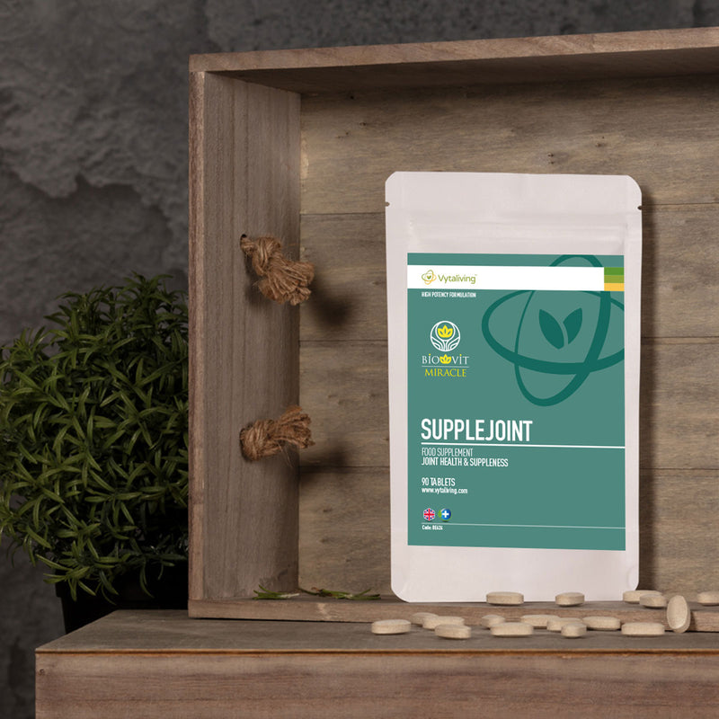 Supplejoint tablets for arthritis and painful joints.