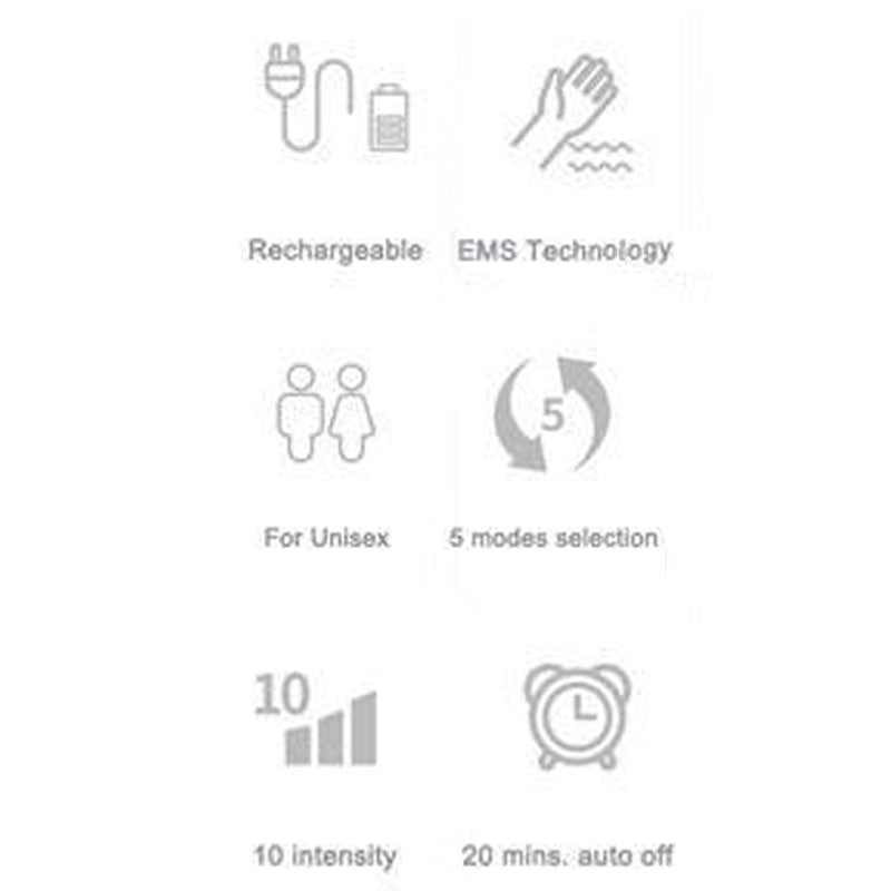 Biofeedbac 2-in-1 TENS Support Device on Shoulder for Pain Relief. Features of Device
