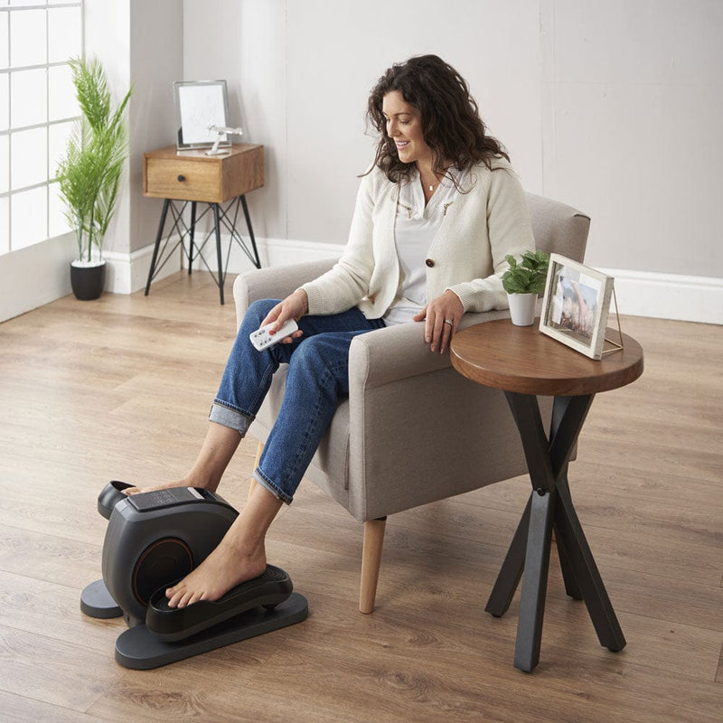 ellipitical-bike-black-leg-exercise- remote