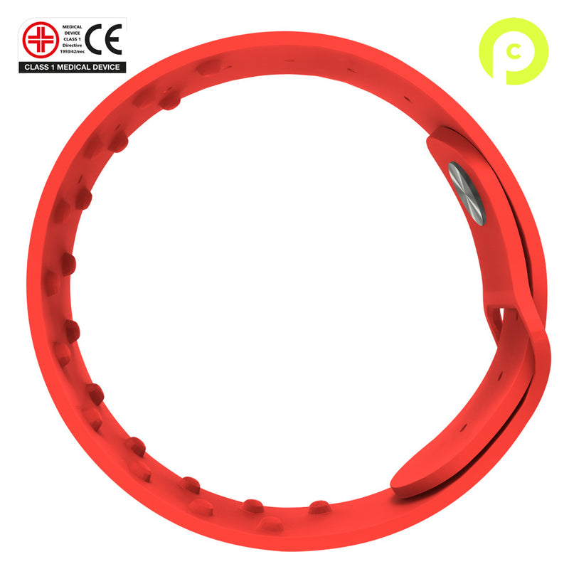 POWERCORE Sports Performance Wrist Band - Neon Red