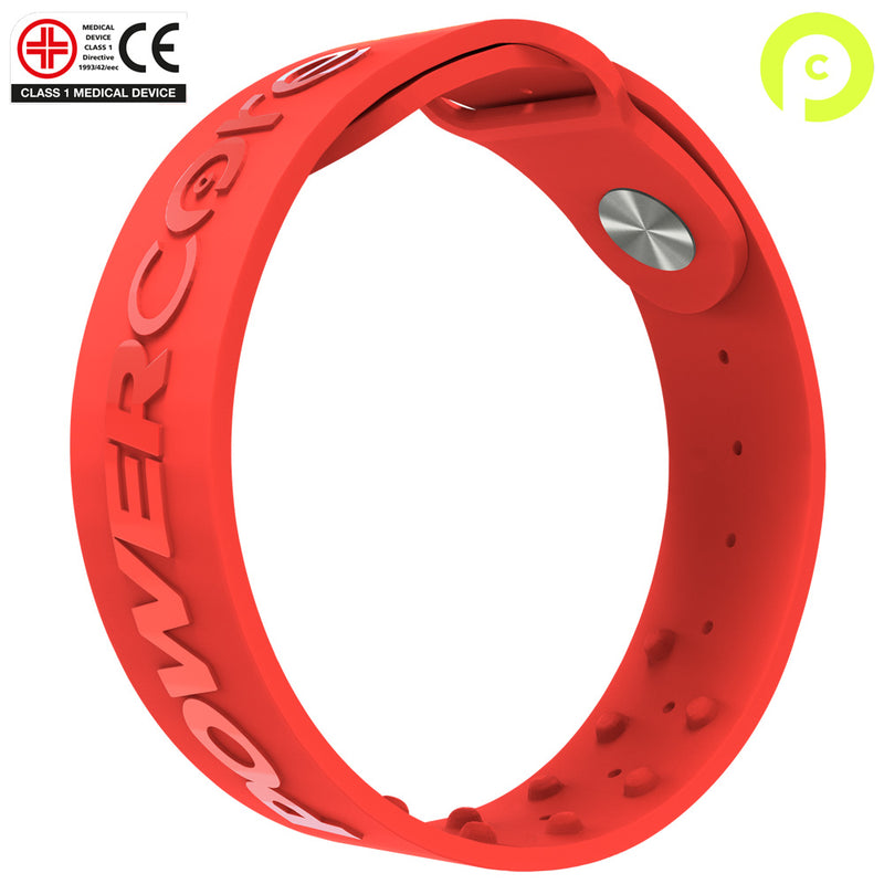 POWERCORE Sports Performance Wrist Band - Red