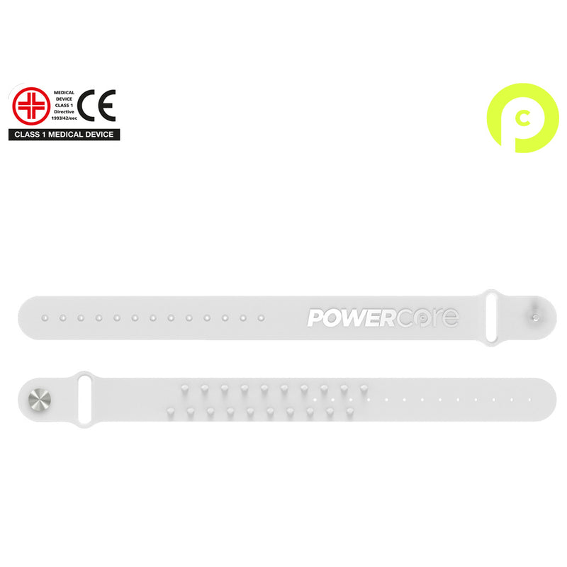 POWERCORE Sports Performance Wrist Band - White