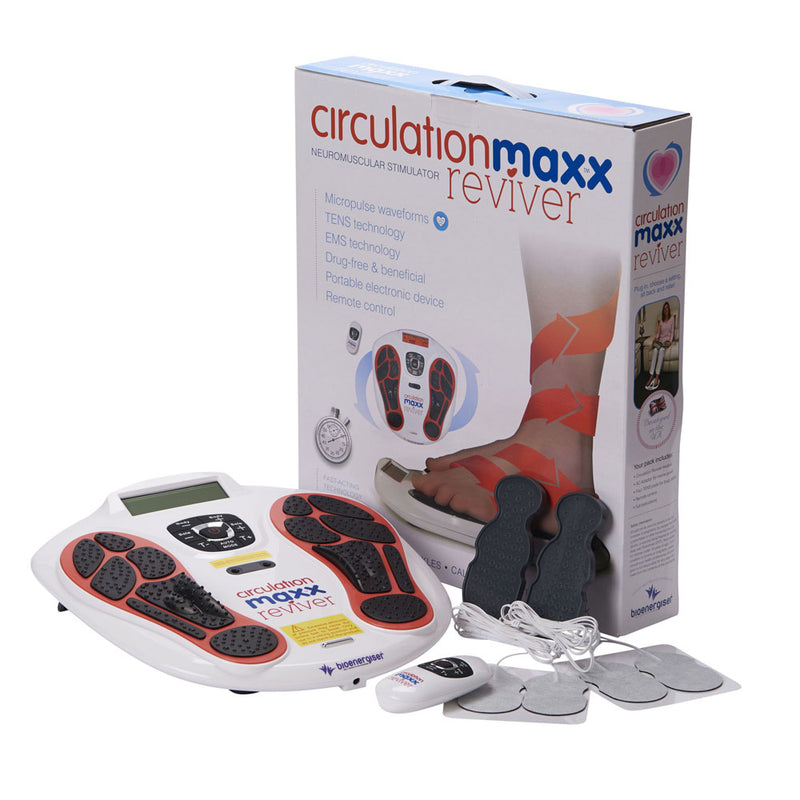 Vytaliving Circulation Maxx Reviver Machine, with box tens pads remote 